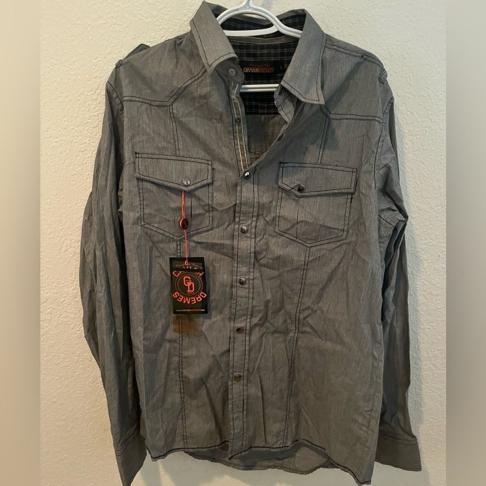 Caviar Dremes Button Up Shirt